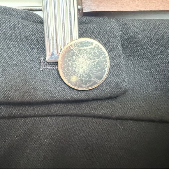Express Black Pencil Skirt with Gold Button Accents Size‎ 2 - Has Flaws - Picture 5 of 8